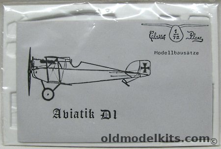 Classic Plane 1/72 Aviatik D-1 (D.I D1)-  Bagged plastic model kit